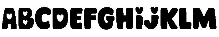 Bright Days Font UPPERCASE