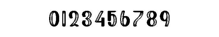 Bright Digital Font OTHER CHARS