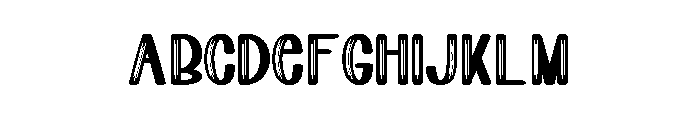 Bright Digital Font UPPERCASE