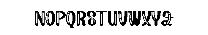 Bright Digital Font UPPERCASE