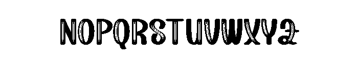 Bright Digital Font LOWERCASE