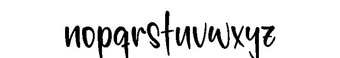 Bright Easter Font LOWERCASE