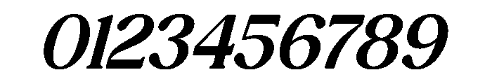 Bright Embers Italic Font OTHER CHARS