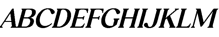 Bright Embers Italic Font UPPERCASE