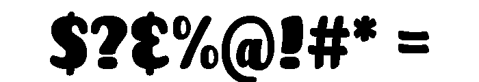 Bright Famous Font OTHER CHARS