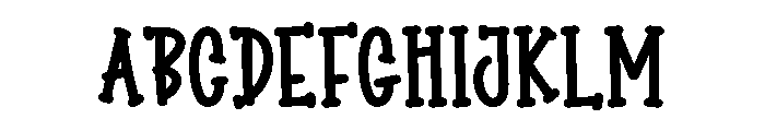 Bright Flowery Font UPPERCASE