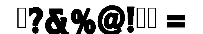Bright Golden Regular Font OTHER CHARS