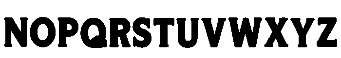 Bright Golden Regular Font LOWERCASE