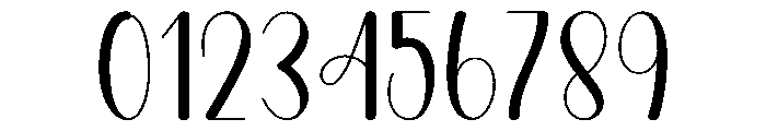 Bright Graduation Font OTHER CHARS