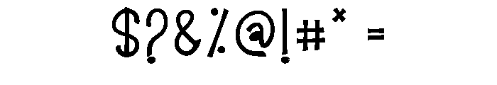 Bright Harmony1 Font OTHER CHARS