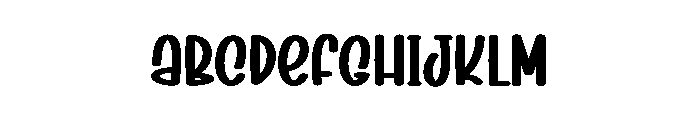 Bright Harmony Font UPPERCASE