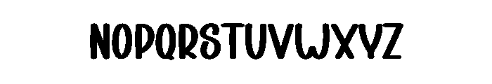 Bright Harmony Font LOWERCASE