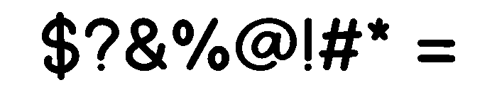 Bright Hope Font OTHER CHARS