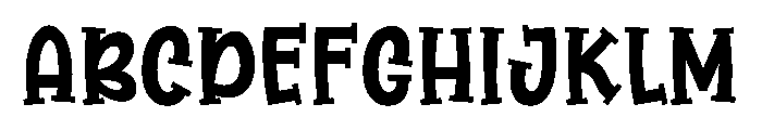 Bright Humble Font UPPERCASE