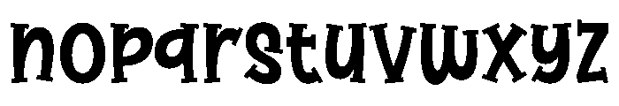 Bright Humble Font LOWERCASE