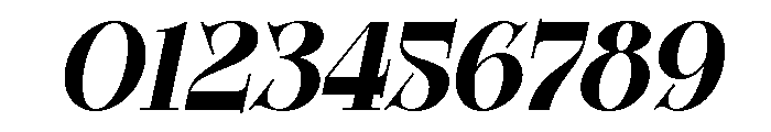 Bright Legacy Black Italic Font OTHER CHARS