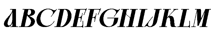 Bright Legacy Black Italic Font UPPERCASE