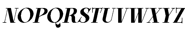 Bright Legacy Black Italic Font UPPERCASE