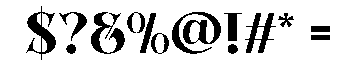 Bright Legacy Black Font OTHER CHARS