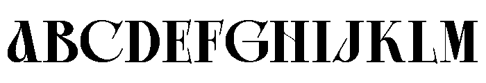 Bright Legacy Black Font UPPERCASE