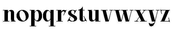 Bright Legacy Black Font LOWERCASE
