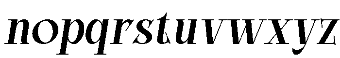 Bright Legacy Bold Italic Font LOWERCASE