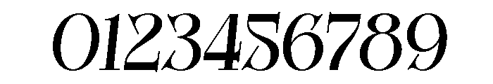 Bright Legacy Italic Font OTHER CHARS