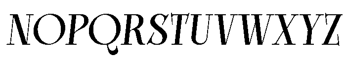 Bright Legacy Italic Font UPPERCASE