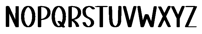 Bright March Font LOWERCASE
