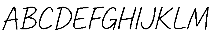 Bright Mind Font UPPERCASE