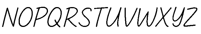 Bright Mind Font UPPERCASE