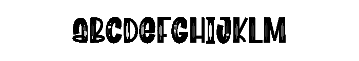 Bright Moon Font UPPERCASE