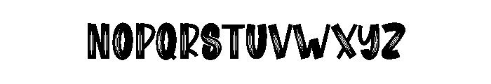 Bright Moon Font LOWERCASE