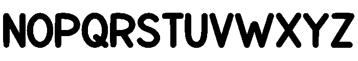 Bright Morning Regular Font UPPERCASE