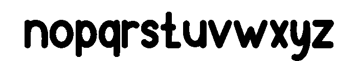Bright Morning Regular Font LOWERCASE