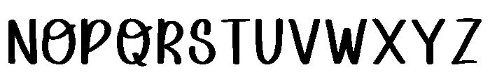 Bright Night Regular Font UPPERCASE