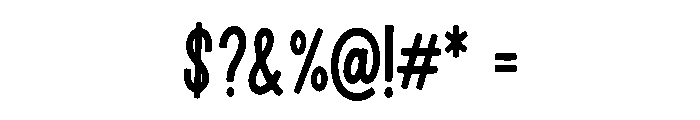 Bright Orchard Font OTHER CHARS