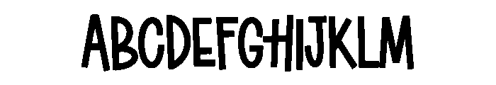 Bright Orchard Font UPPERCASE