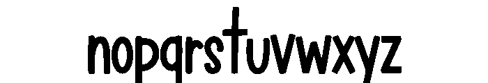 Bright Orchard Font LOWERCASE