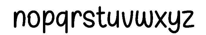 Bright Pumpkin Font LOWERCASE