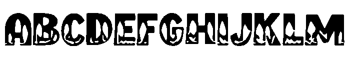 Bright_Retro Font UPPERCASE