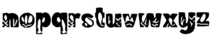 Bright_Retro Font LOWERCASE