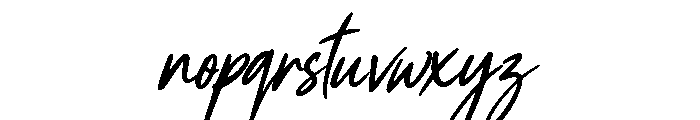 Bright Romance Alt Font LOWERCASE