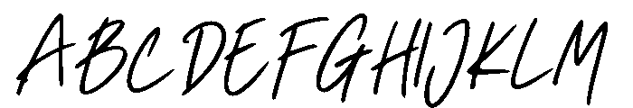 Bright Romance Script Font UPPERCASE