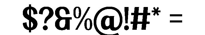 Bright Sparkle Font OTHER CHARS
