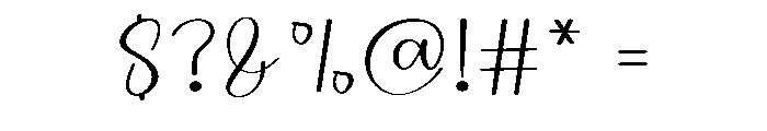 Bright Standar Font OTHER CHARS