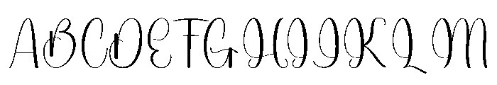 Bright Standar Font UPPERCASE