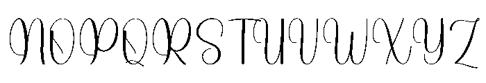 Bright Standar Font UPPERCASE