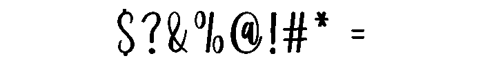 Bright Starlight Font OTHER CHARS