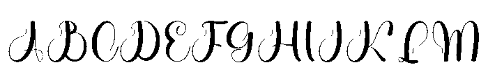 Bright Starlight Font UPPERCASE